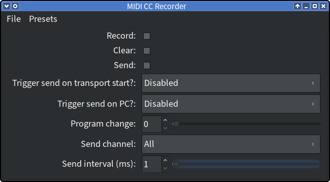 MIDICCRecorder.png MIDICCRecorder generic UI in jalv