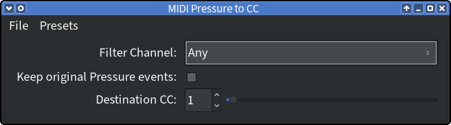 MIDIPressureToCC.png MIDIPressureToCC generic UI in jalv
